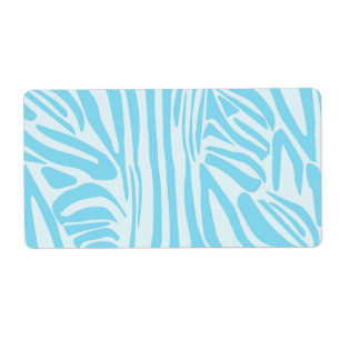 Blå Zebra mönstrad Fraktsedel