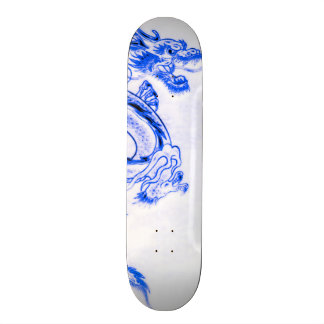 Blå Zircon-drake del 2 Mini Skateboard Bräda 18,7 Cm