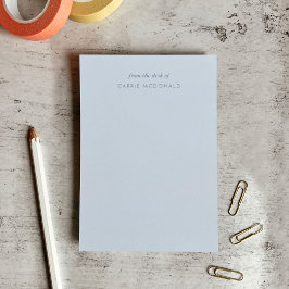 Blåa Anpassningsbar för modern Elegant - PostIT-an Post-it Block