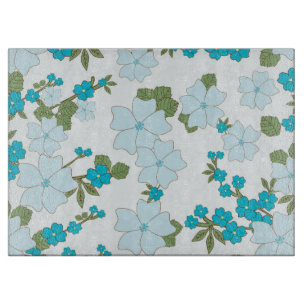 Blåa blommor, Blommönster, Mönster om blommor