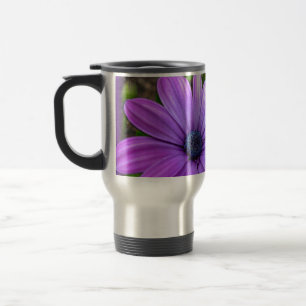 blåa blommor Mugg Travel Kopp Blue Daisy Kopp