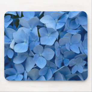 Blåa blommor musmatta