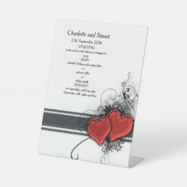 Blåa blommor och Butterflies Menu