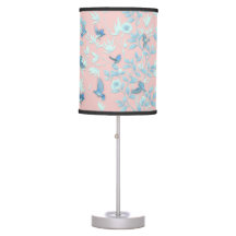 blåa blommor och fågel ,Bakgrundsljus ro färg