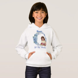 Blåa blommor ska vara mina hjärtans Blommigt utand T Shirt