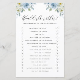 Blåa blommor skulle hellre ge Möhippan spel