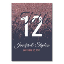 Blåa Bordsnummer för flottan i Ro Guld