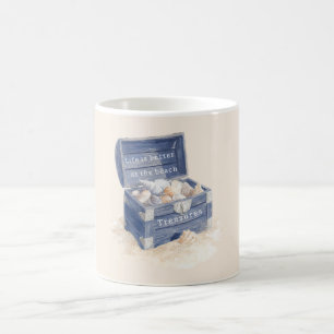 Blåa Bröstskal Strand Kaffemugg