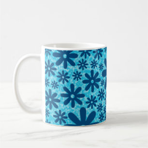 Blåa Daisy Kaffemugg