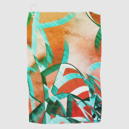 Blåa eller cyanstreak över den röda, röda orangen