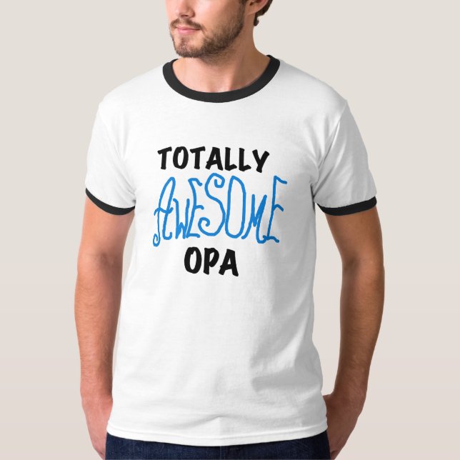 Blåa, helt och hållet Fantastisk Opa T-shirts och  (Framsida)