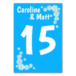 Blåa Himlar-Daisy 1960 Bordsnummer