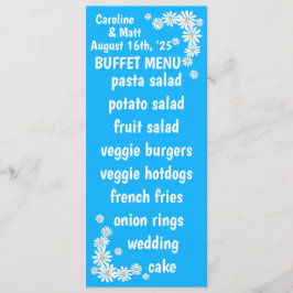 Blåa Himlar-Daisy 1960 Meny