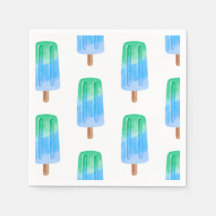 Blåa Isstänger Pojkfödelsedag