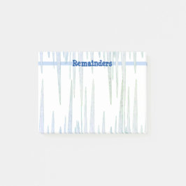 Blåa istappar resterande Post-It-lappar Post-it Block