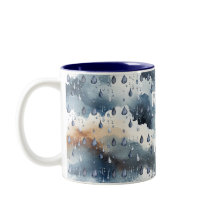 Blåa moln Regnig dag 