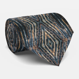 Blåa och bruna träbalkar Foto Perspektiv Mönster Slips