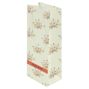 Blåa och röda blommor, röda, Ditt namn