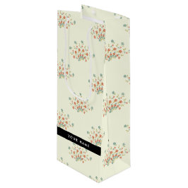 Blåa och röda blommor, svarta, Ditt namn