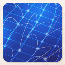 Blåa och vita nätverksanslutningar