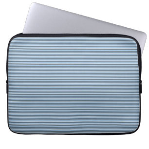 Blåa ränder laptop fodral