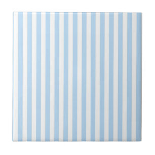 Blåa randiga mönster Minimal modern sommar Kakelplatta