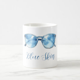 Blåa Solglasögon Kaffemugg