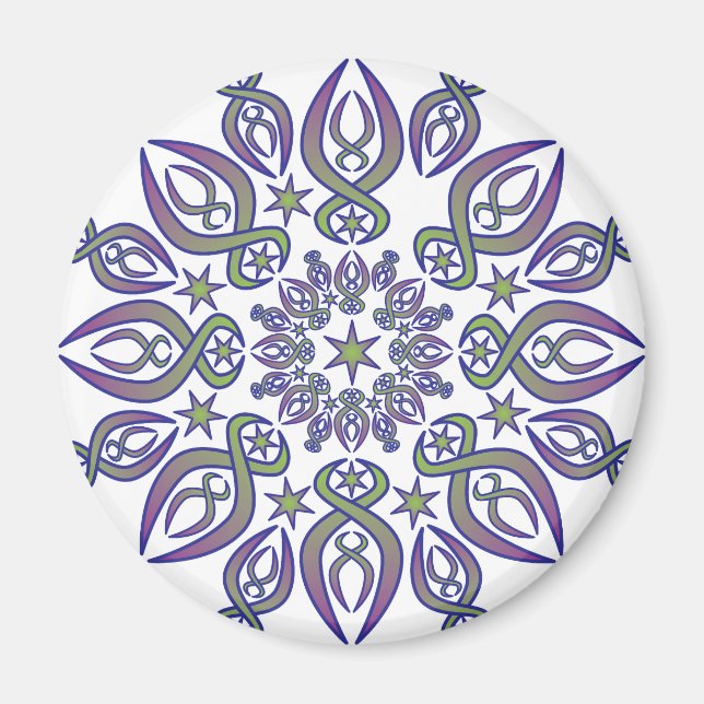Blåa Spiken Magnet (Framsidan)