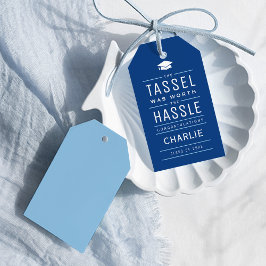 Blåa tassel var värd hassle Studenten Presentetikett