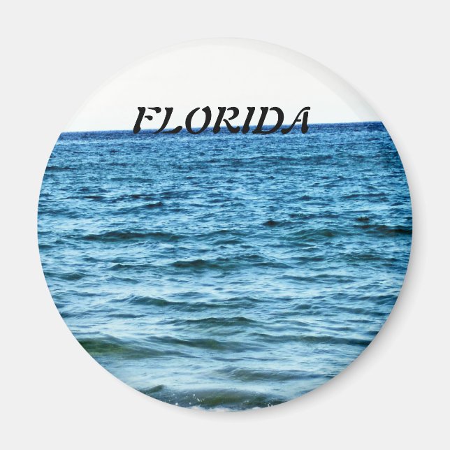 BLÅA VATTEN MAGNET (Framsidan)