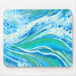 Blåa Vatten Oceanen Vinkara Musmatta