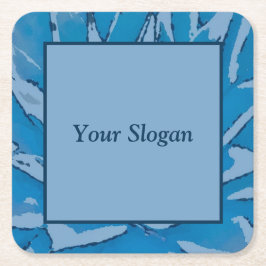 Blåad Agave Promotional Papper Underlägg