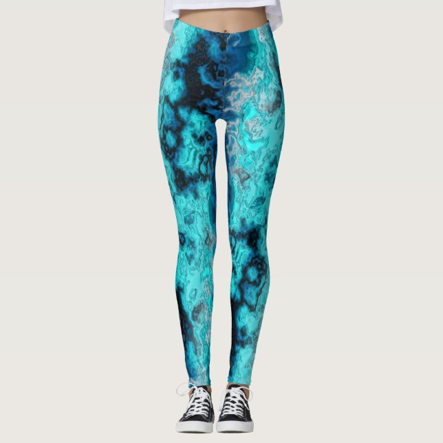 Blåagat Leggings (Framsida)