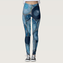 Blåagate Geode Stone Leggings