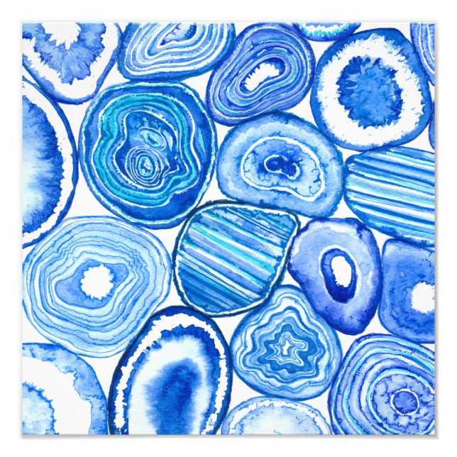 Blåagatsegment Fototryck (Framsidan)