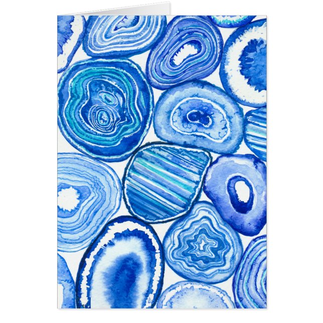 Blåagatsegment Hälsningskort (Framsidan)