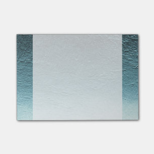 Blåakaetaglutning aluminiumgrunge post-it block