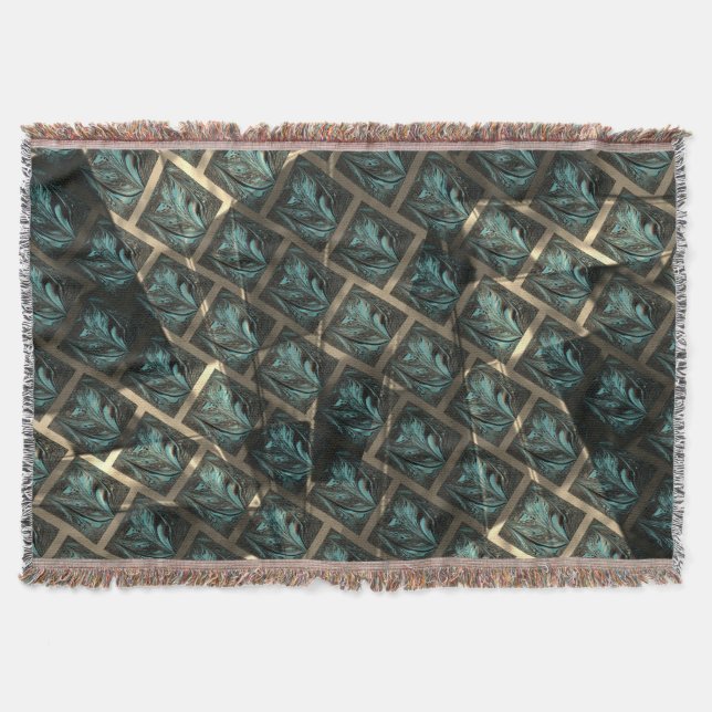 Blåaktig grått-mutation, under mörk spot i linjer filt (Framsidan)