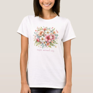 Blåande blommor från vår Lycklig Mors dag T Shirt