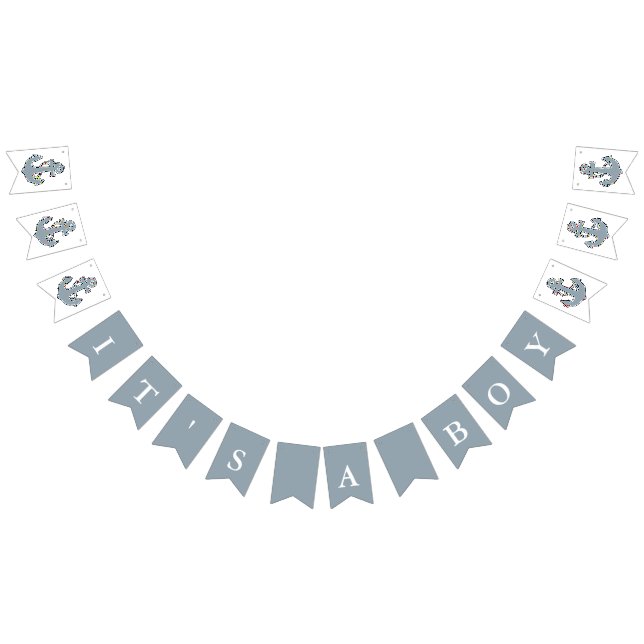 Blåankare, pojkbanderoll vimplar (Alla)