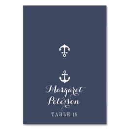 Blåankor vid Bröllop Ställe Bordsnummer