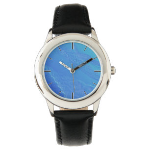 Blåbakgrund Armbandsur