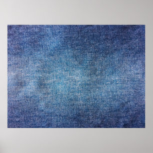 Blåbakgrund, struktur-bakgrund, denim jeans. D Poster