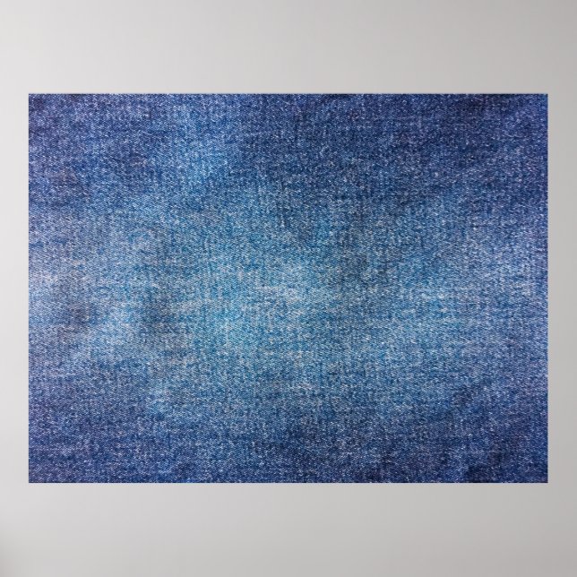 Blåbakgrund, struktur-bakgrund, denim jeans. D Poster (Framsidan)