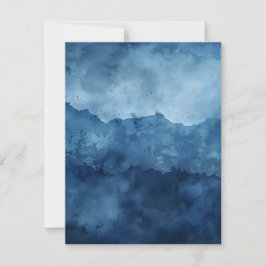Blåbakgrund, uppdelad Bläck-skrapbok Papper Inbjudningar