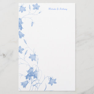 Blåbälg - Blått 5,5 x 8,5-stationeri Brevpapper