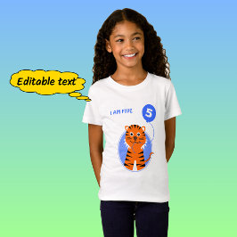 Blåballong femte födelsedag t shirt