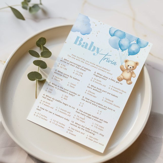 Blåballonger baby trivia-spel (Skapare uppladdad)