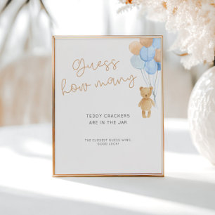Blåballonger gissar hur många poster