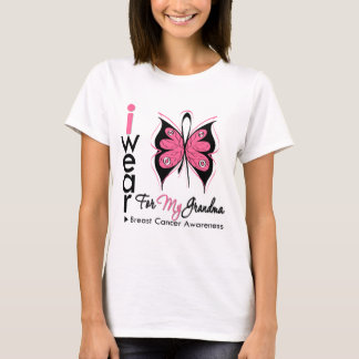 Blåband för bröstcancer för min mormor t-shirt